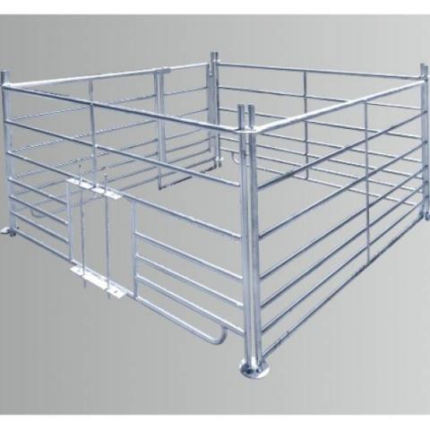 fencing panels with eating area for sheep