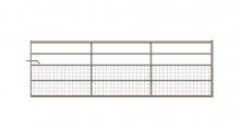 5 Rail Half Meshed Gate
